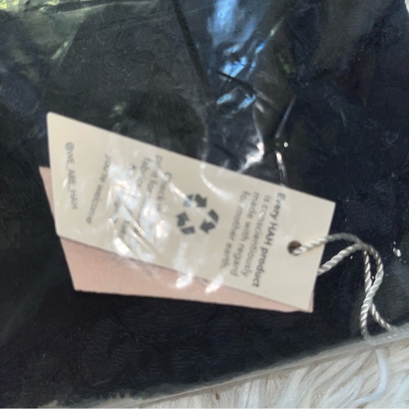 Revolve x Free People x We Are HAH Got Ur Back Bra Black Lace XS NWT - Picture 2 of 8